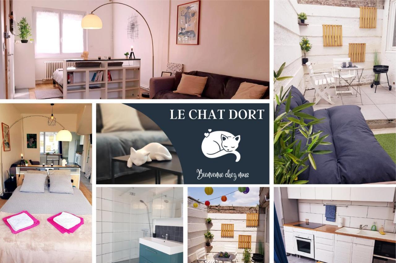 Le Chat D'Or - 35M2 - Terrasse - Bbq - Wifi Hd Amiens Exterior photo